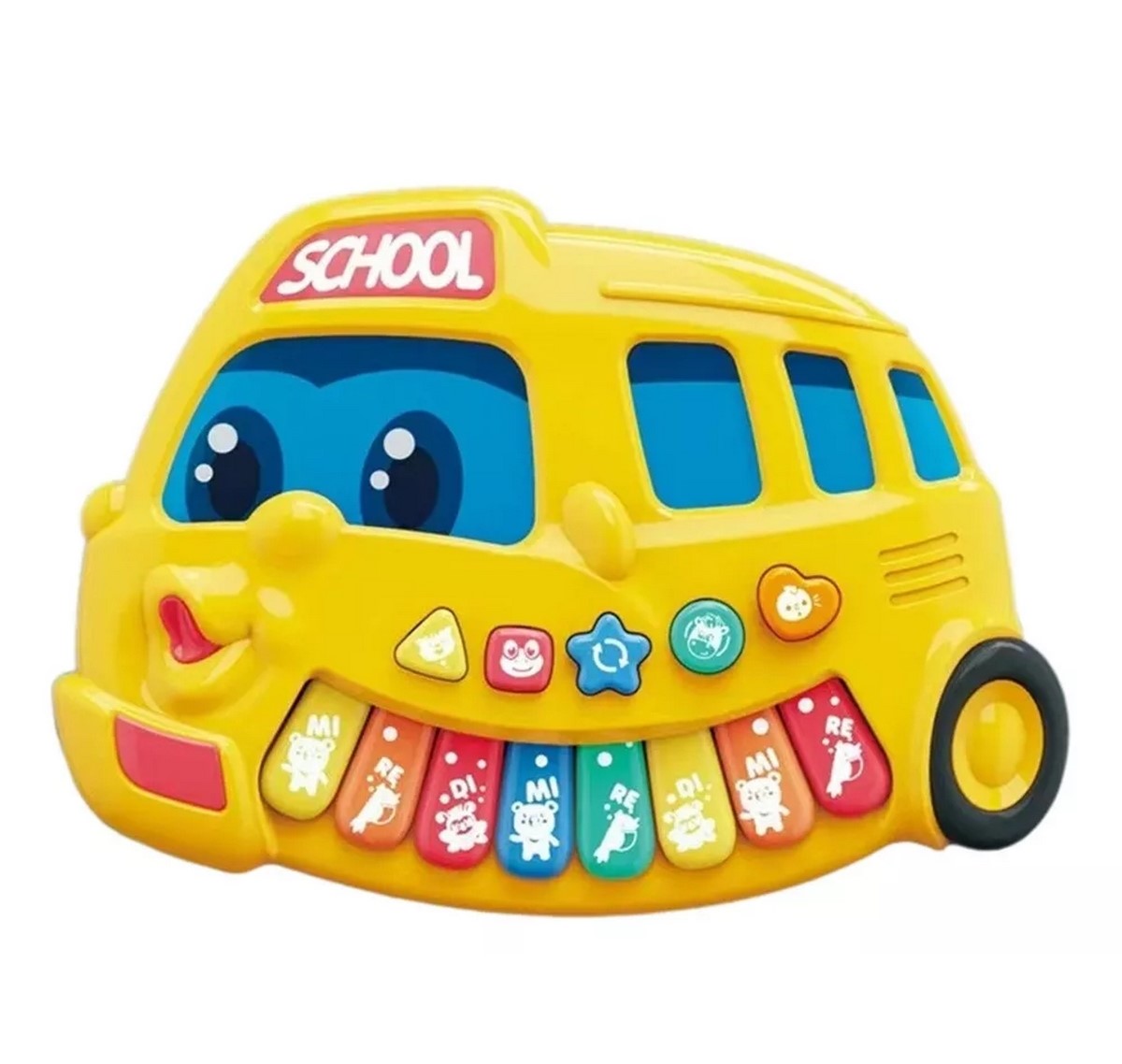 Piano Bus Escolar Sonido Y Notas Musical