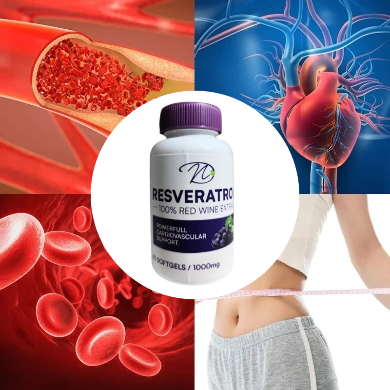 Resveratrol 60 Capsulas 1000Mg