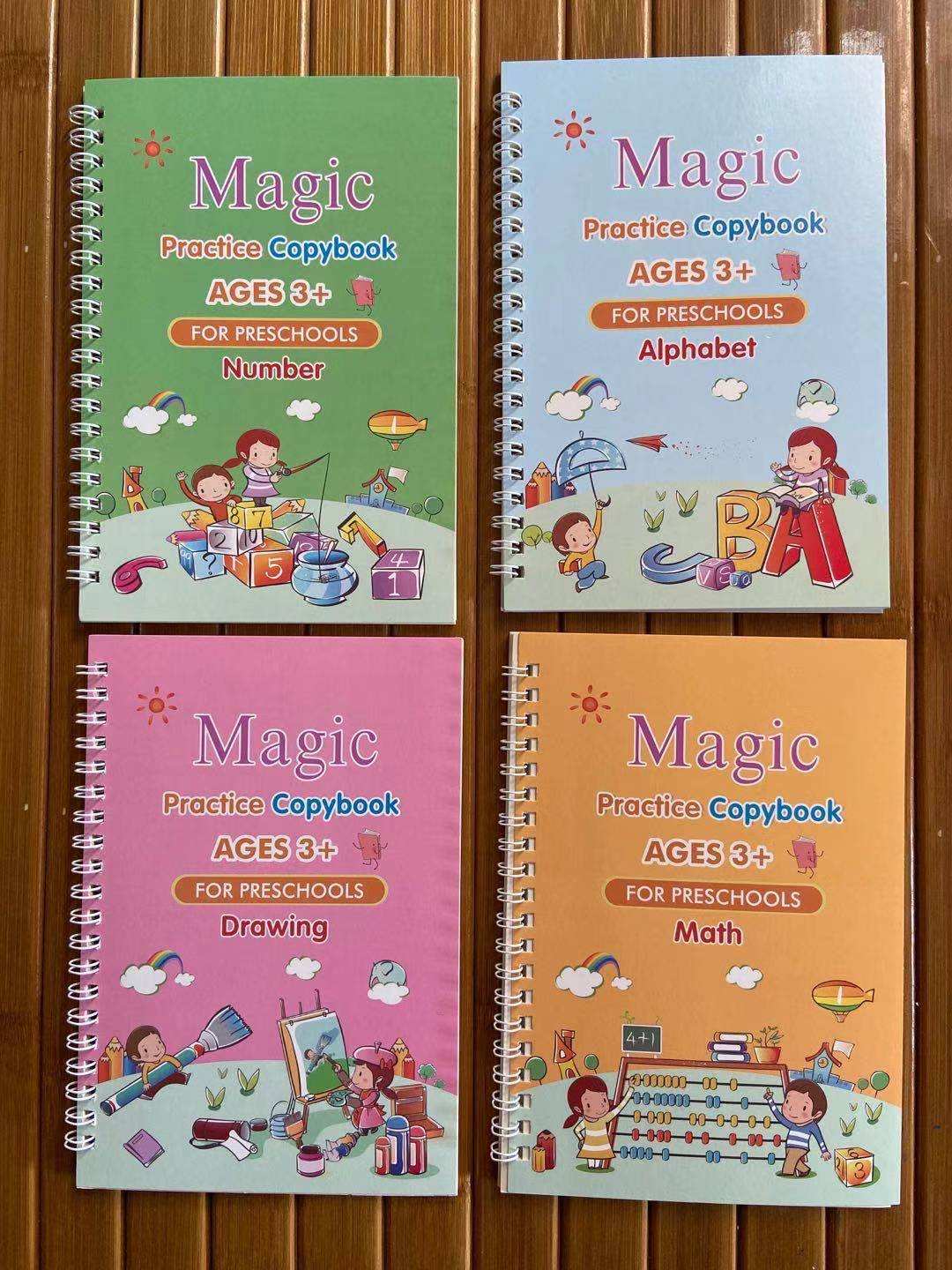 Libros mágicos de caligrafía 3d para niños